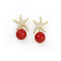 Pendientes Misis Mujer in Plata OR09655CO.ROSSO